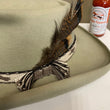 Load image into Gallery viewer, Vintage Texas hatters "HI ROLLER" Beaver Hat with Texas Longhorn Hat Ban