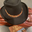 Load image into Gallery viewer, Vintage Texas hatters "HI ROLLER" Beaver Hat with feather hat band