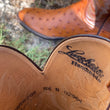 Load image into Gallery viewer, Vintage Handmade Lucchese Boots Ostritch in saddle Color