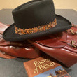 Load image into Gallery viewer, Vintage Texas hatters "HI ROLLER" Beaver Hat with feather hat band