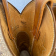 Load image into Gallery viewer, Vintage Tony Lama Ostritch boots in Peanut Color