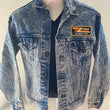 Load image into Gallery viewer, Levi’s ZZTop denim vintage patch jacket small