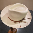Load image into Gallery viewer, Stetson Tallahassee Straw Hat with Feather and Nickel Embellishments