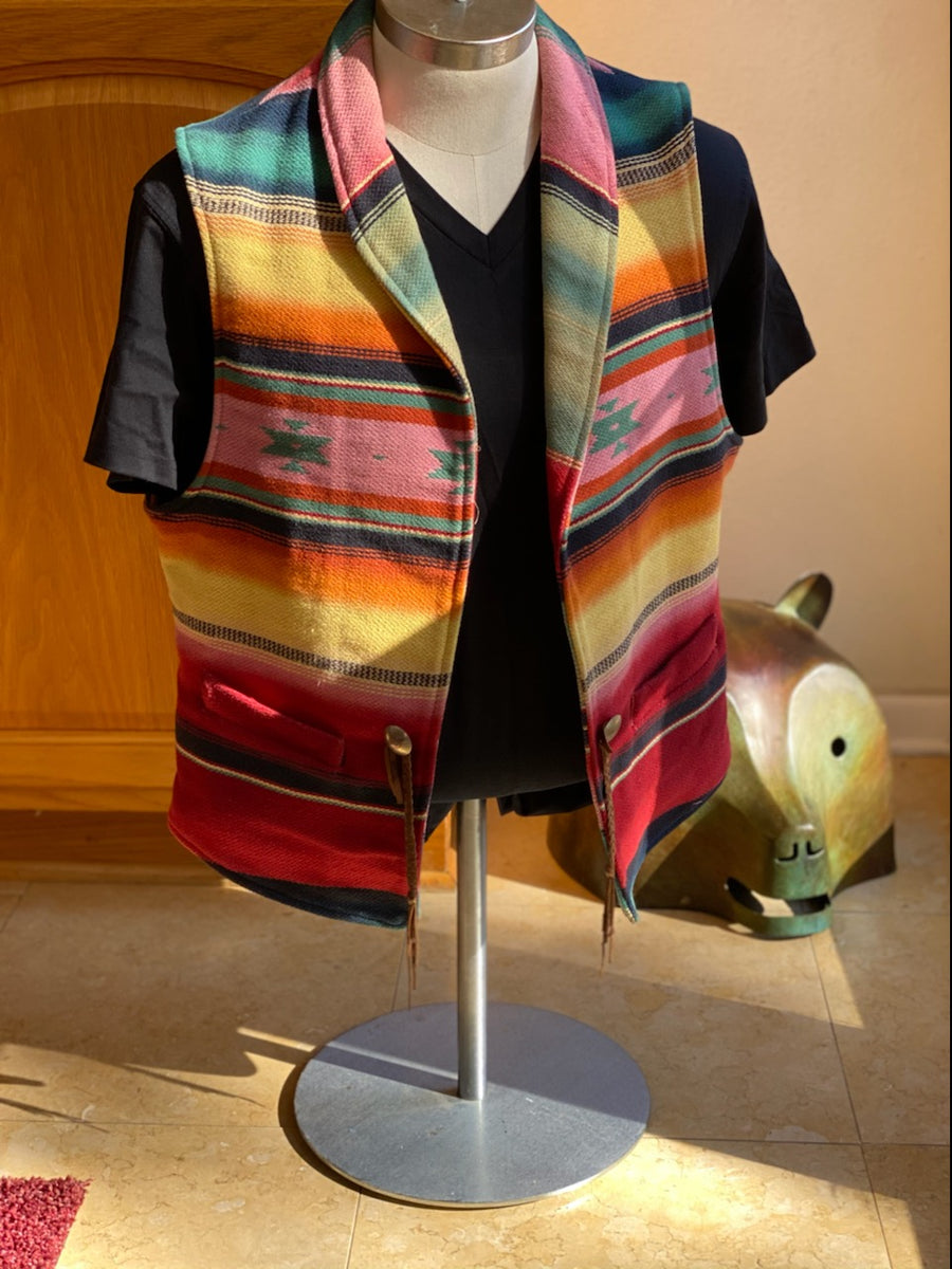 Rare Ralph Lauren Polo Southwestern Chimayo Vest pre RRL DOUBLE RL Mad –  Dos Laredos Brand