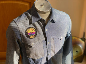 Dixon Rand Denim Shirt with Dos Laredos small patch SMALL