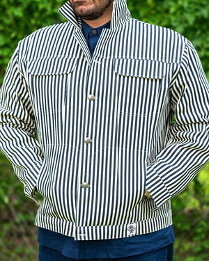 "El blanco diablo" denim jacket pinstripe (rare)
