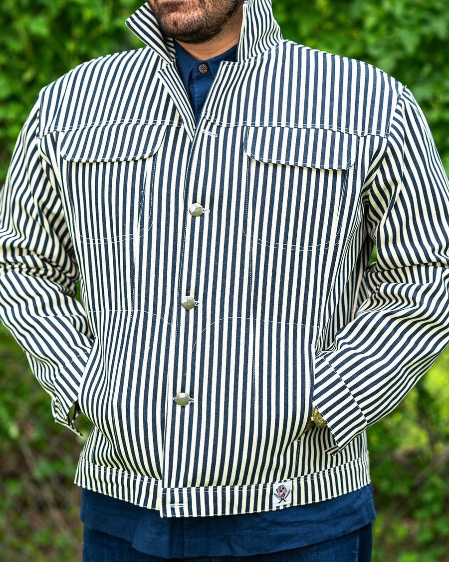 "El blanco diablo" denim jacket pinstripe (rare)