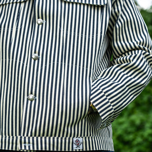 "El blanco diablo" denim jacket pinstripe (rare)