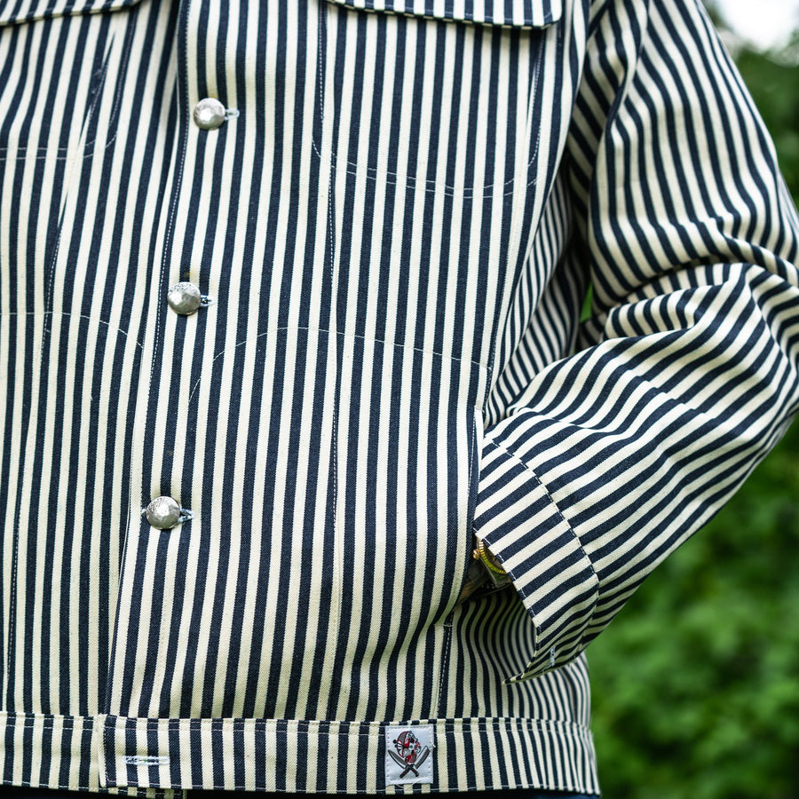 "El blanco diablo" denim jacket pinstripe (rare)