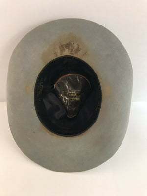 Vintage AUSTIN TEXAS HATTERS Size 7 Cowboy Western Hat, Well Used - Very Distressed