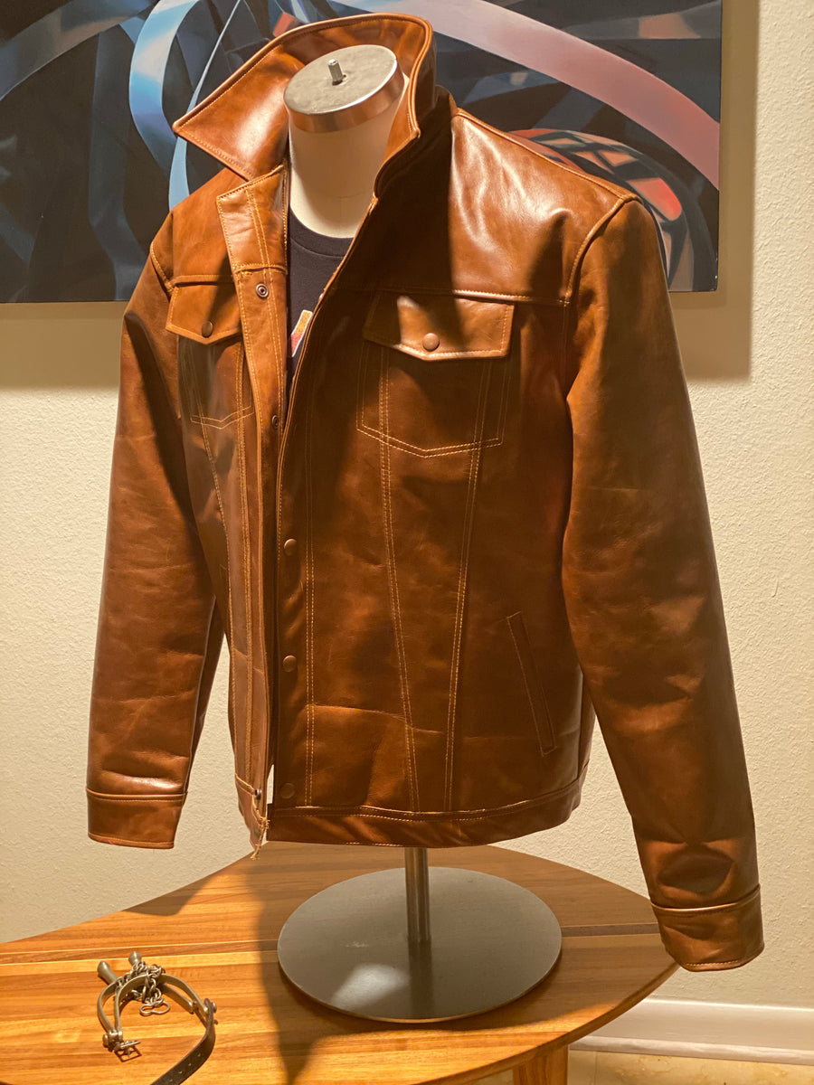 "EL CONGAC" LEATHER JACKET w/LINING