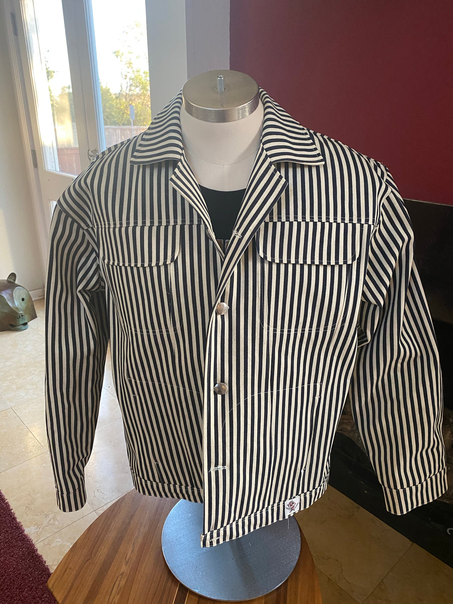 "El blanco diablo" denim jacket pinstripe (rare)