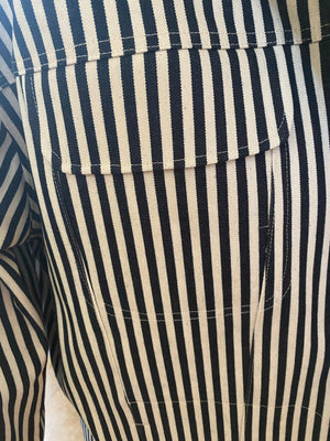 "El blanco diablo" denim jacket pinstripe (rare)