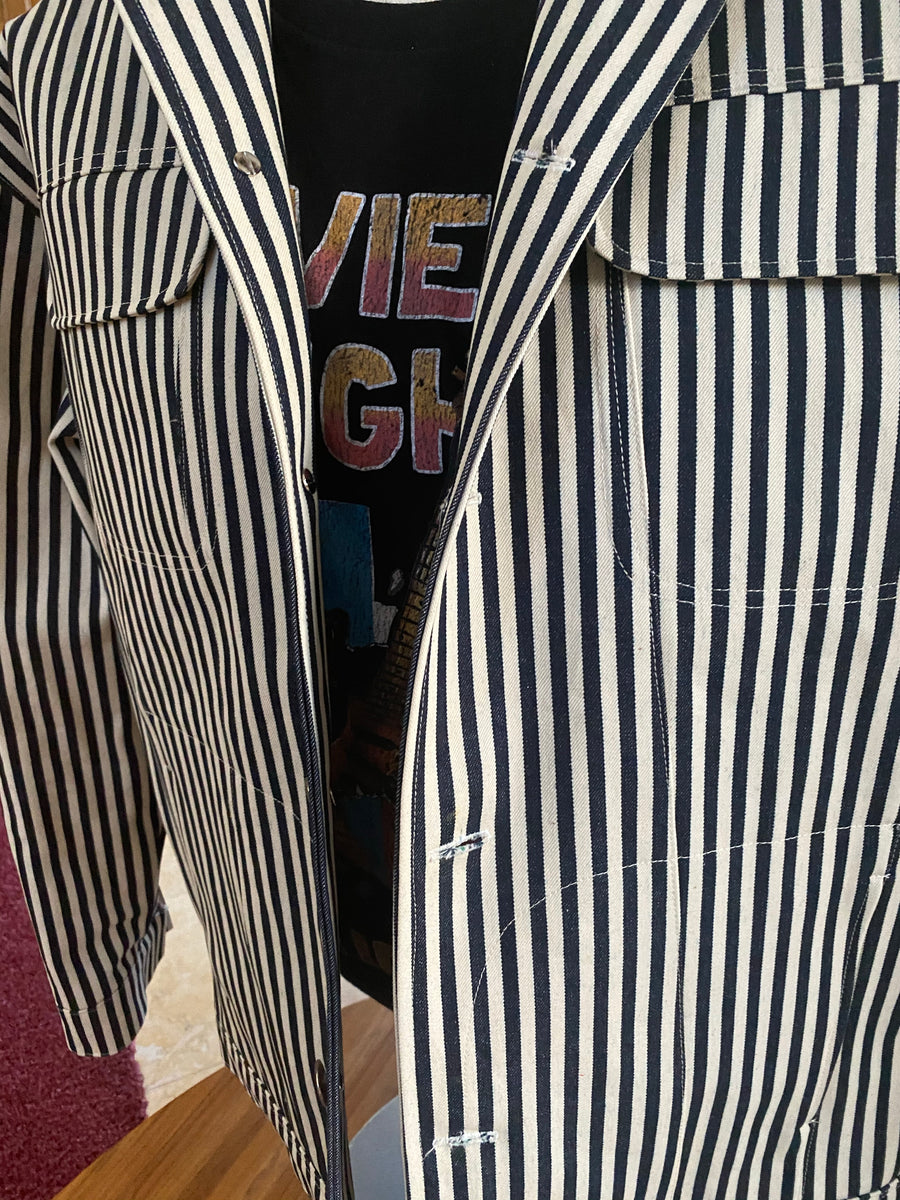 "El blanco diablo" denim jacket pinstripe (rare)