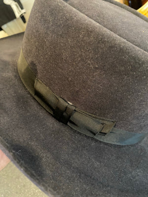 Texas Hatters Hat Dark Blue DJANGO with colored black ribbon