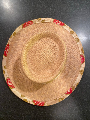 Lone Star Beer Straw Hat MEDIUM