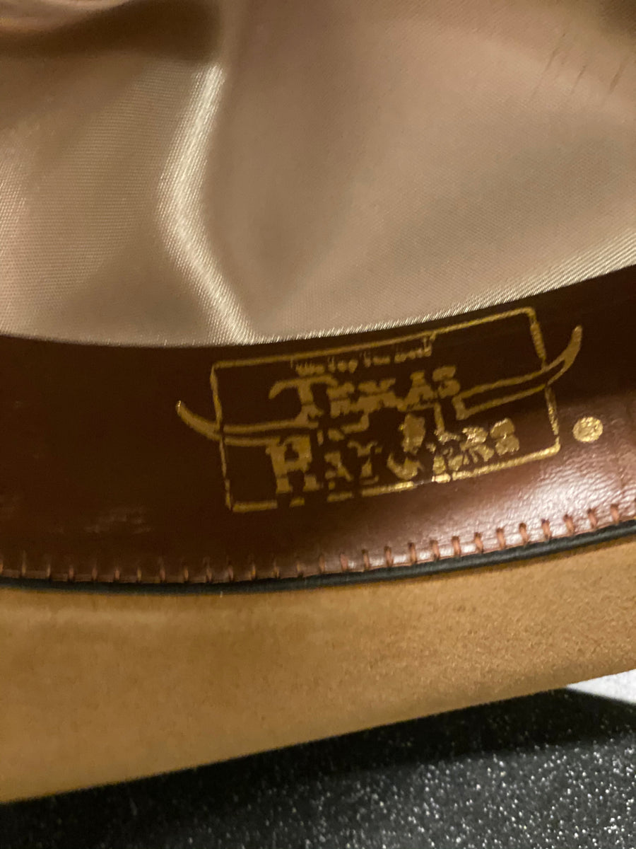 Vintage Texas hatters Cowboy Rancher “Rattlesnake Hat Band w/ Rattle”