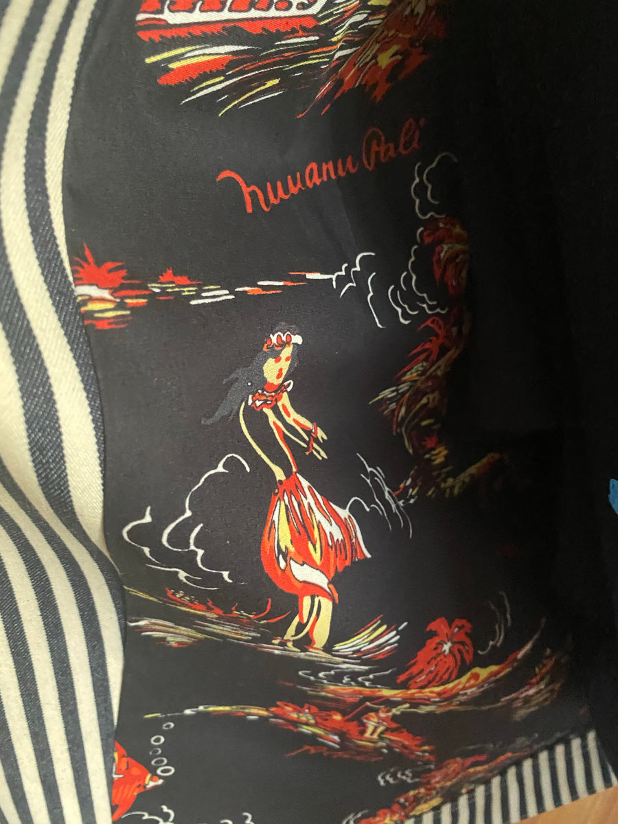 "El blanco diablo" denim jacket pinstripe (rare)