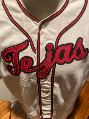 Vintage baseball Tejas jersey VERY NICE – Dos Laredos Brand