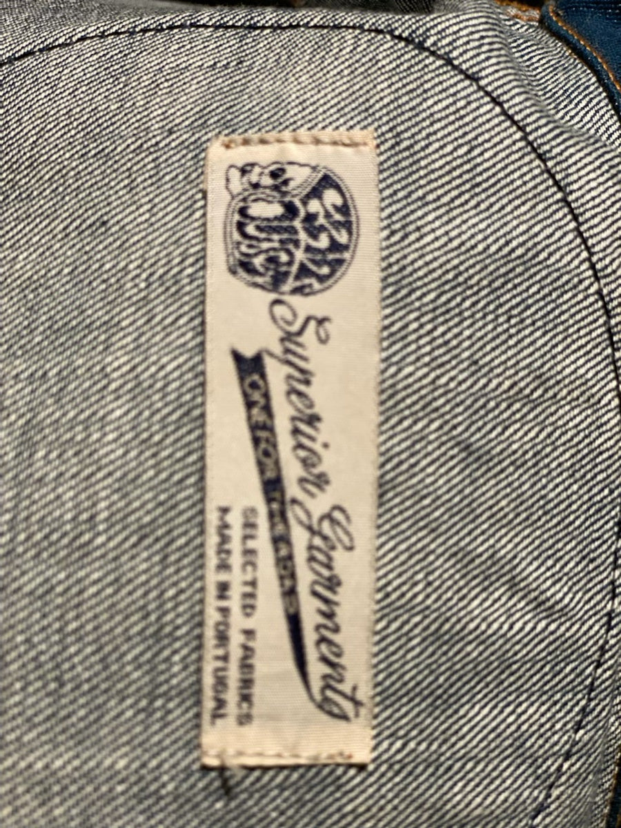 Eat Dust Denim Jacket - used and embellished with Dos Laredos Brand Patch