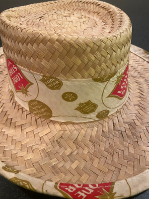 Lone Star Beer Straw Hat MEDIUM