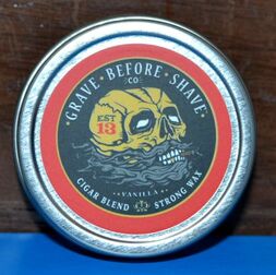 Grave Before Shave Strong Hold Wax Cigar Blend 1 oz